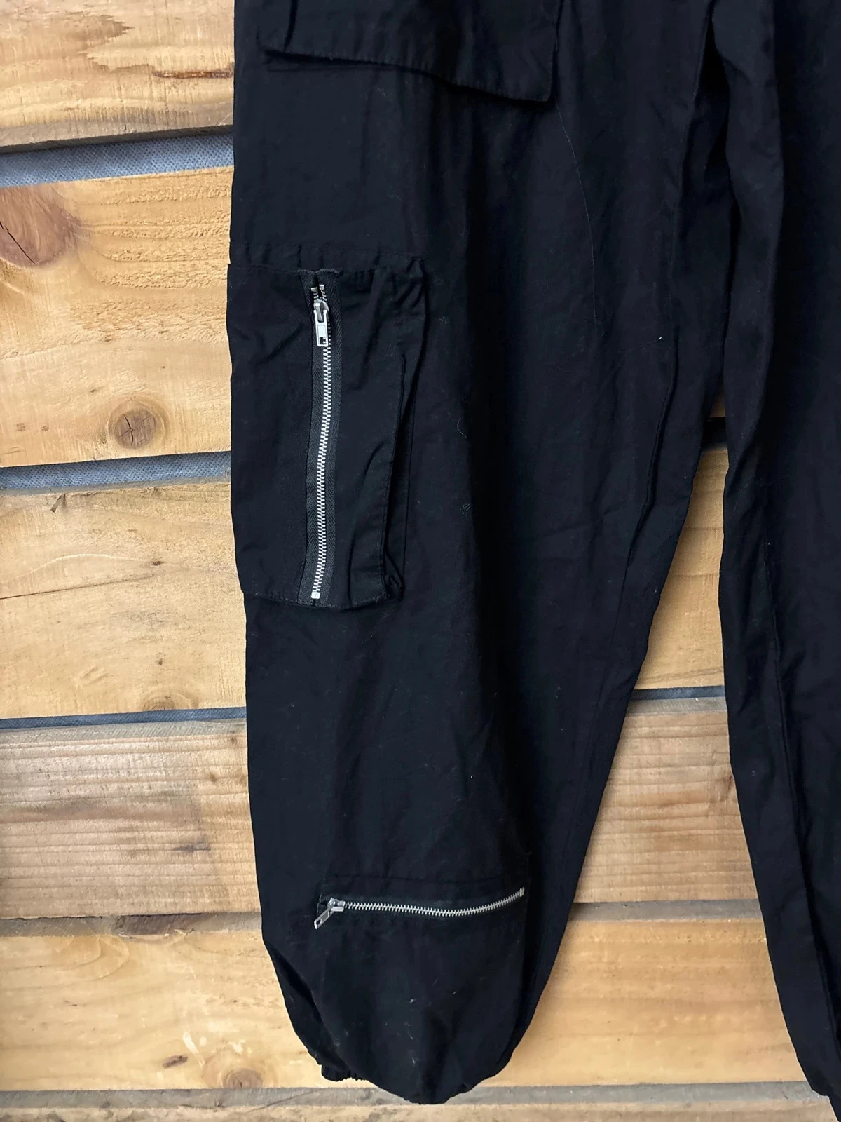 Zipped pocket black pants – photo 2